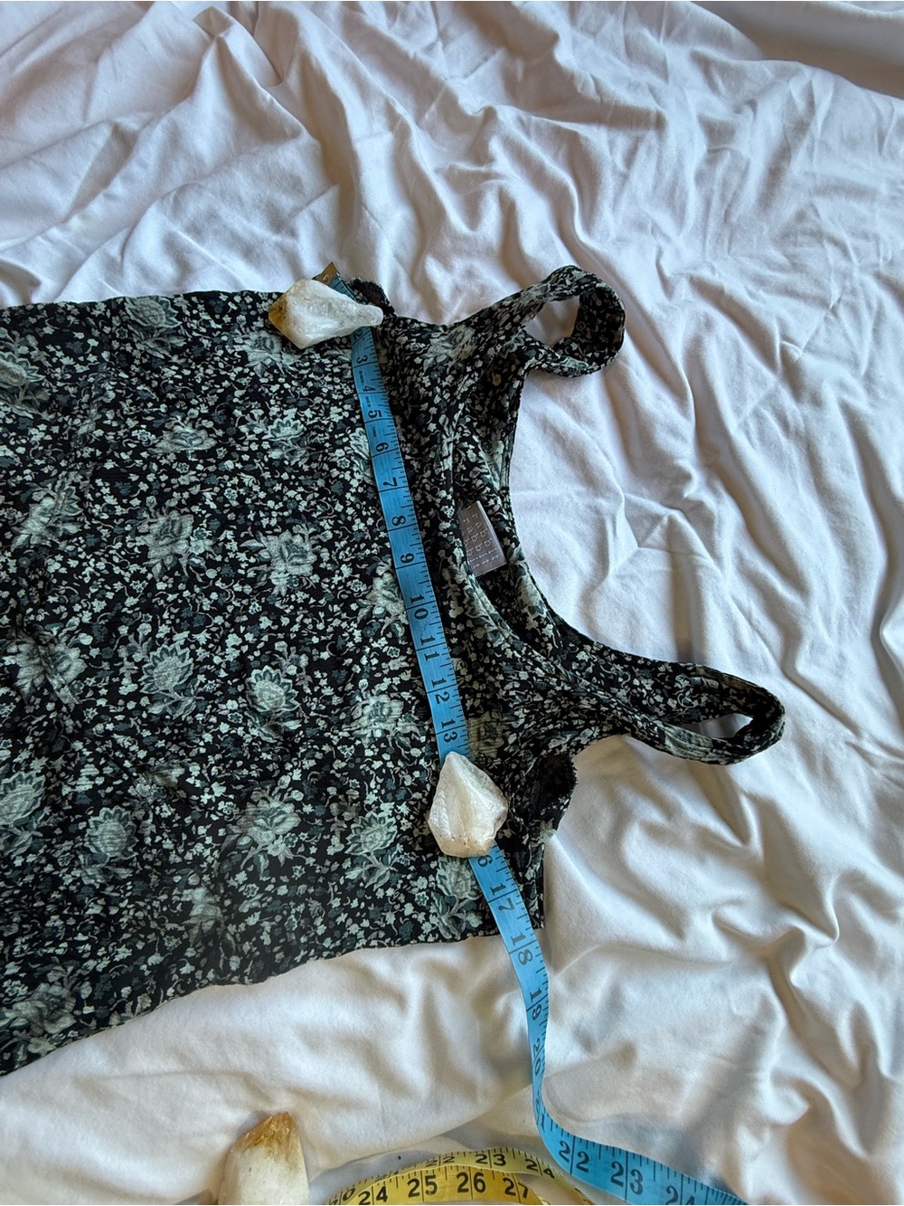 Vintage 90s Rabbit Rabbit Rabbit Designs Floral Maxi Dress - Picture 10 of 10